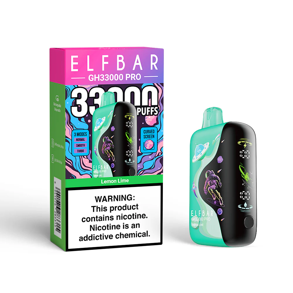 ELFBAR GH33000 PRO Rechargeable Disposable Vape (All Flavours)
