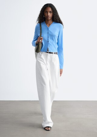 & Other Stories CROPPED CASHMERE CARDIGAN