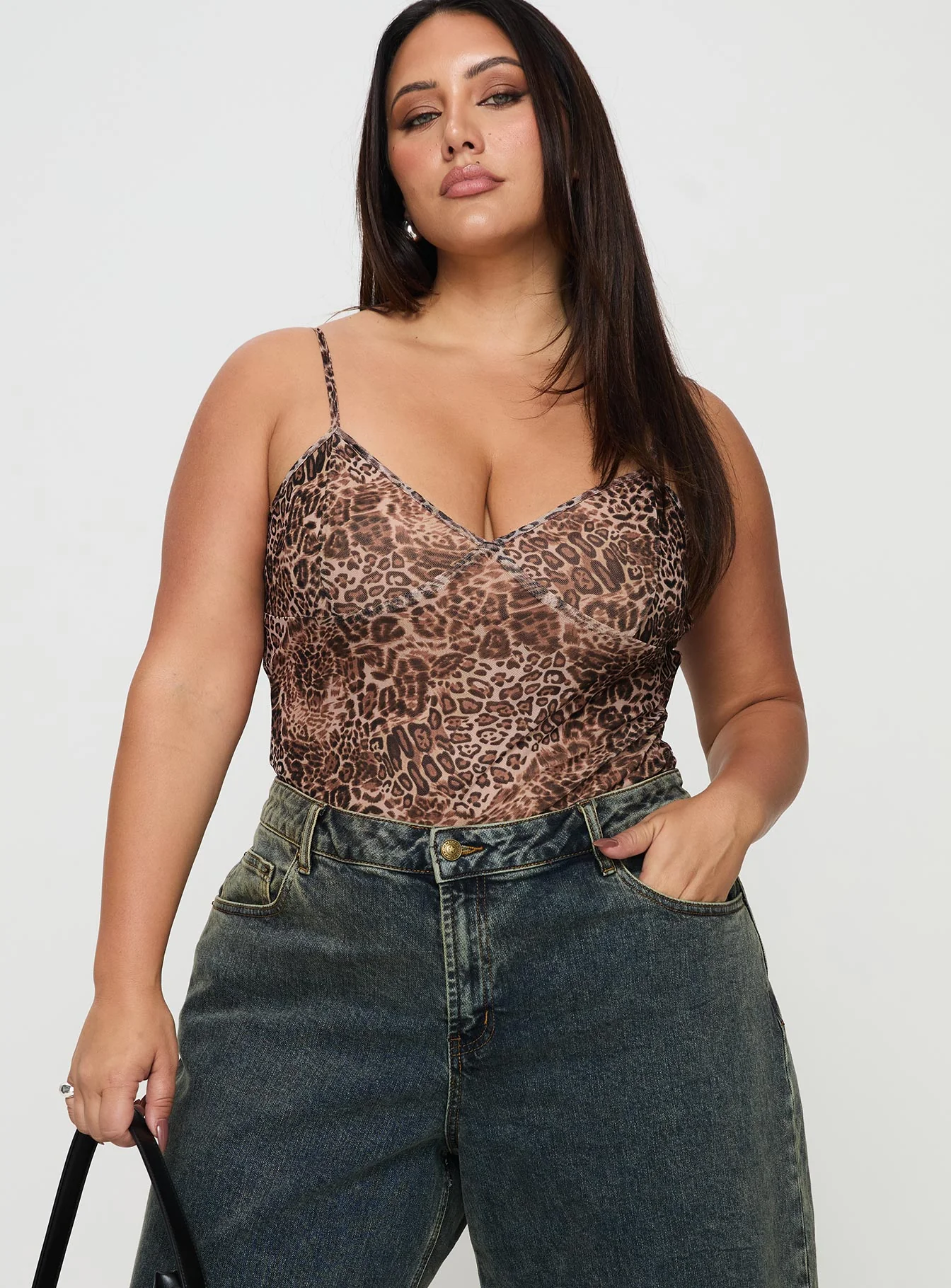 Elixia Bodysuit Leopard Curve