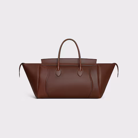MEDIUM SMILING NEW LUGGAGE IN SUPPLE SHINY LAMBSKIN - Top Club