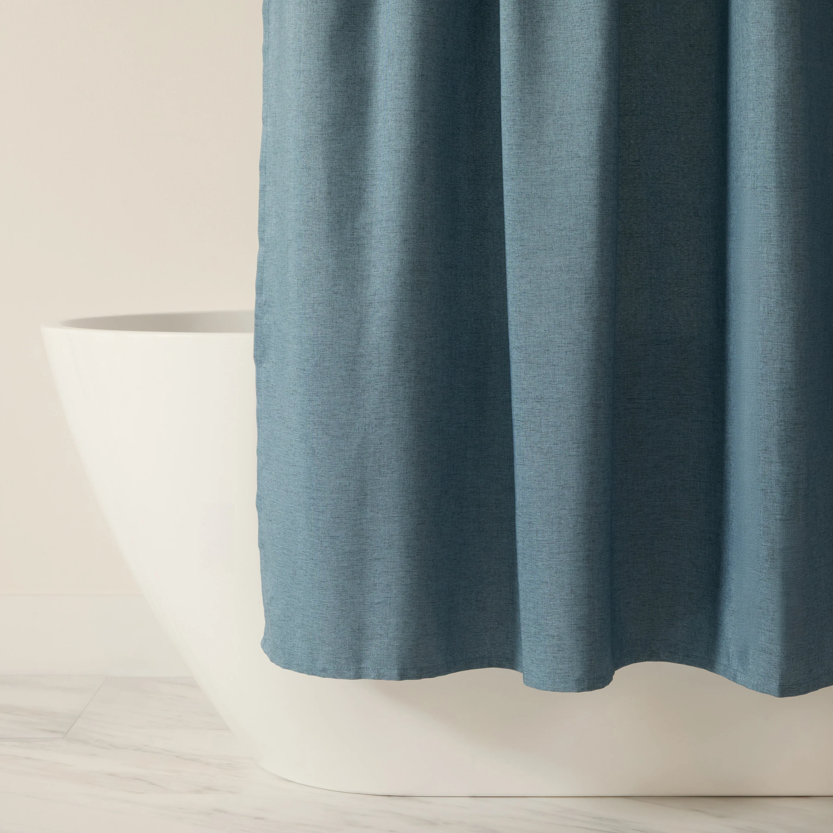 Essential Solid Shower Curtain