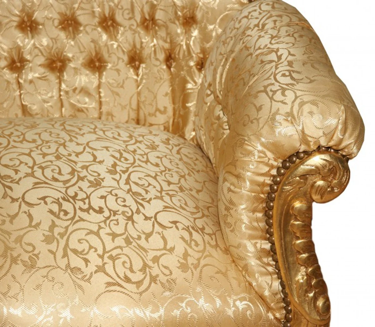 Baroque Sofa Set of 3 Master Gold Pattern / Gold Antique Furniture