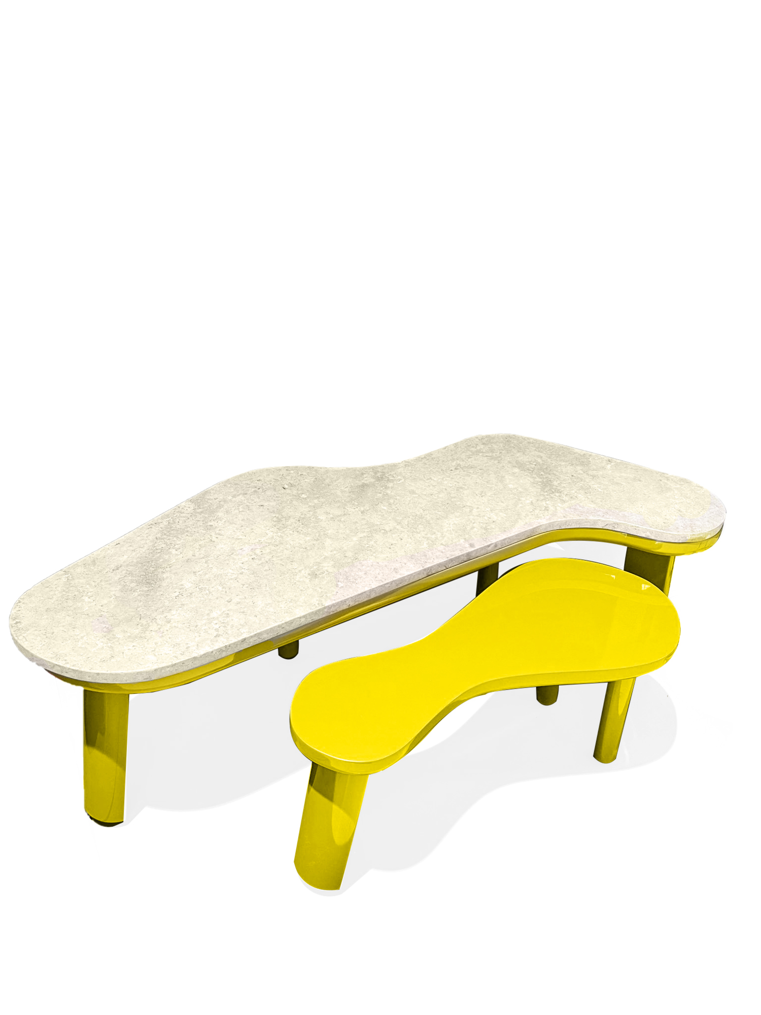 Salontafel Druppel – set van 2 Druppel Salontafel Set