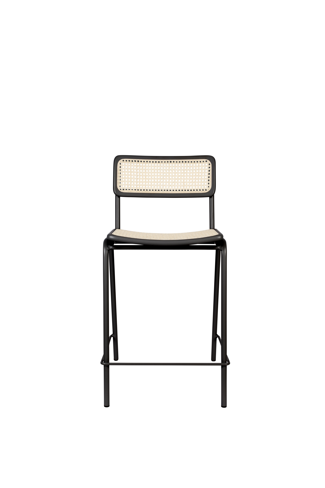 Barkruk Jort (zithoogte 66,50 cm) zwart/naturel