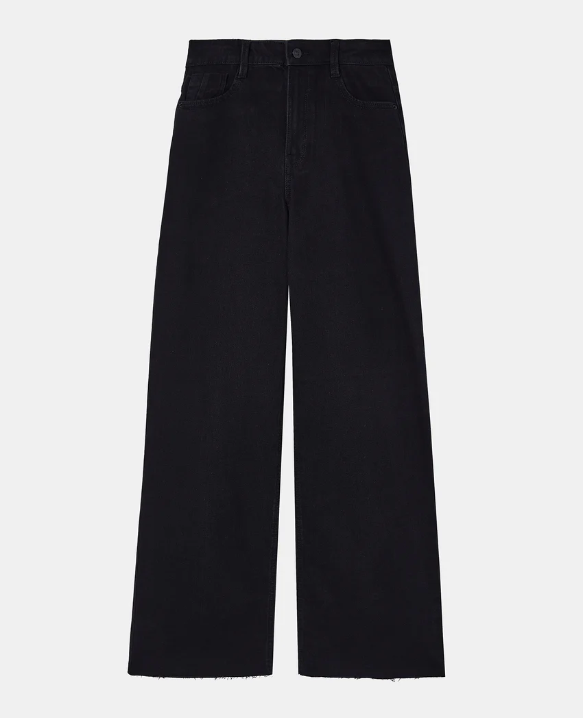Pimkie J71-1 / Jean wide stretch taille haute bas coupés