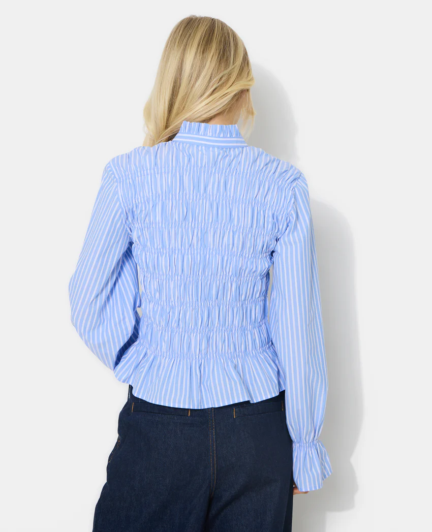 Pimkie Chemise smockée et rayé avec manches ballons
