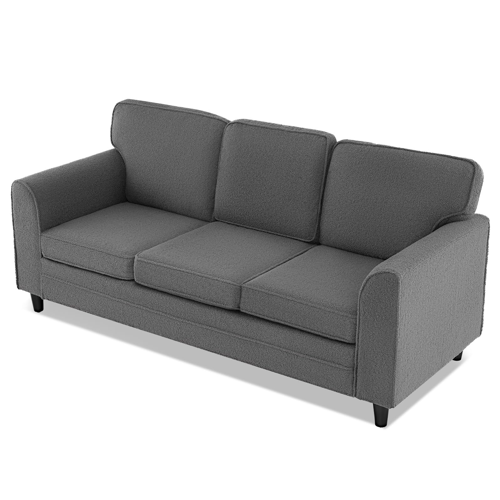 BEFOUNDLOVELY 79” Sofa Couch 3 Seater Couches with Deep Seat