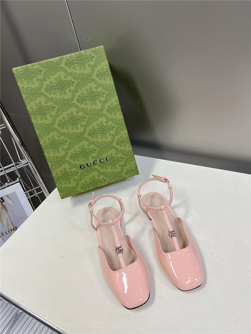 gucci double G hardware buckle embellished sandals - Sneaker Replica Workshop