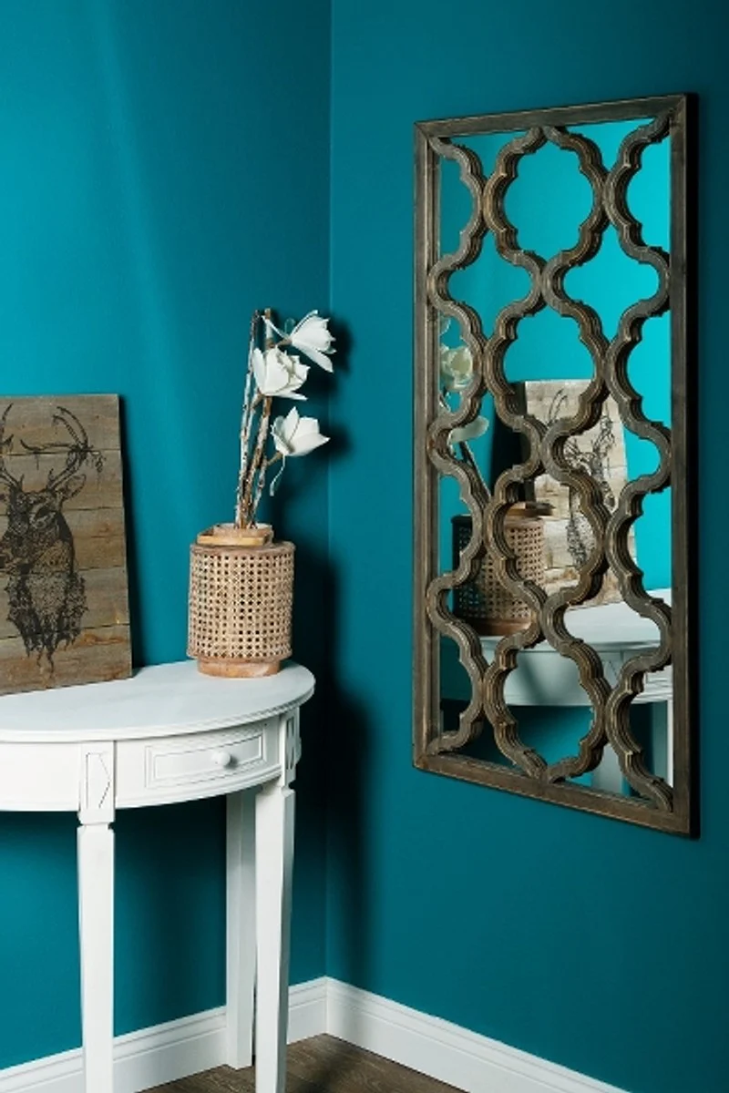 Designer mirror / wall mirror antique brown 61 x H. 122 cm - designer furniture