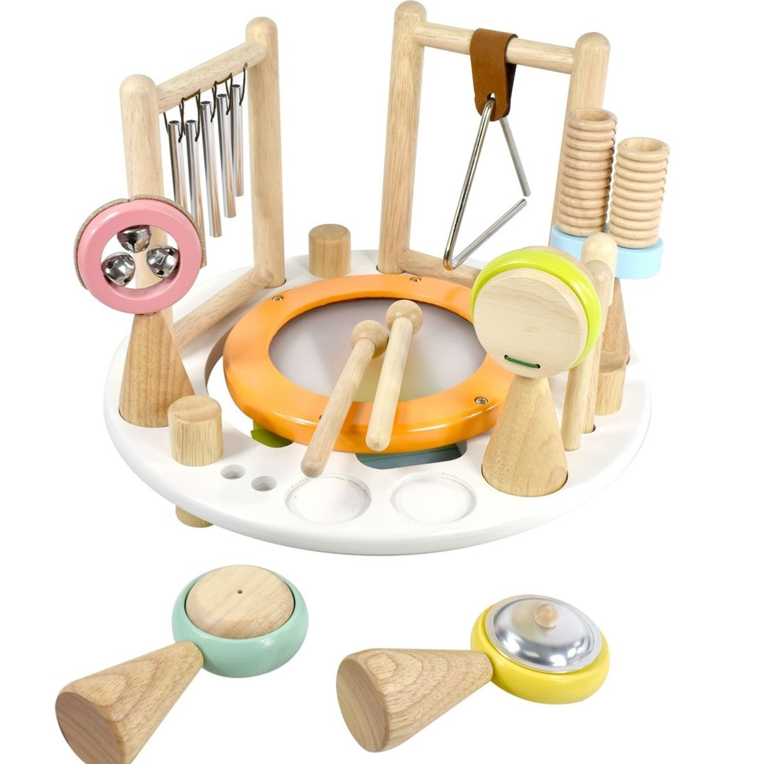 Speelgoed Muziekcenter Rond pastel