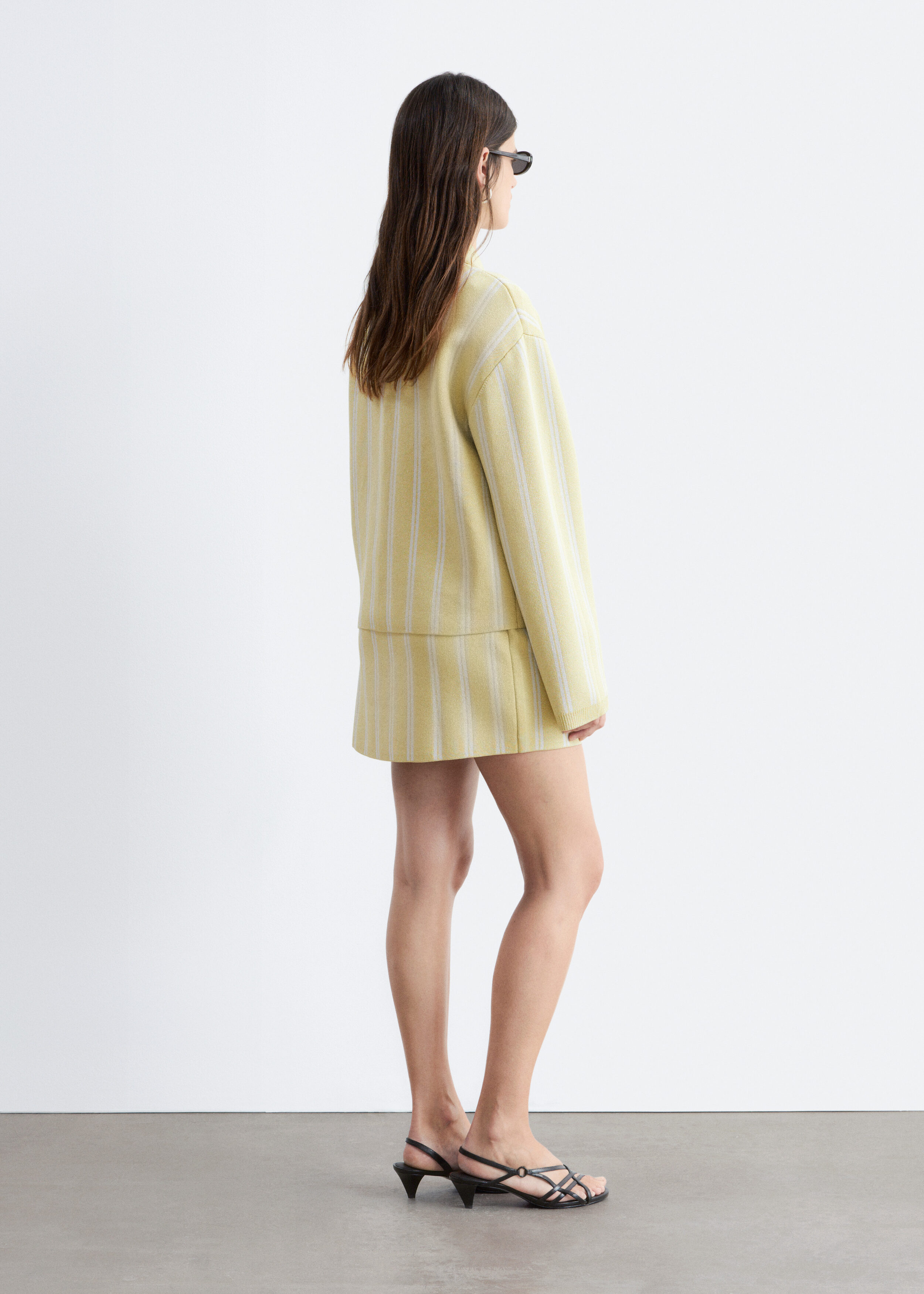 & Other Stories OVERSIZED POLO-KNIT CARDIGAN