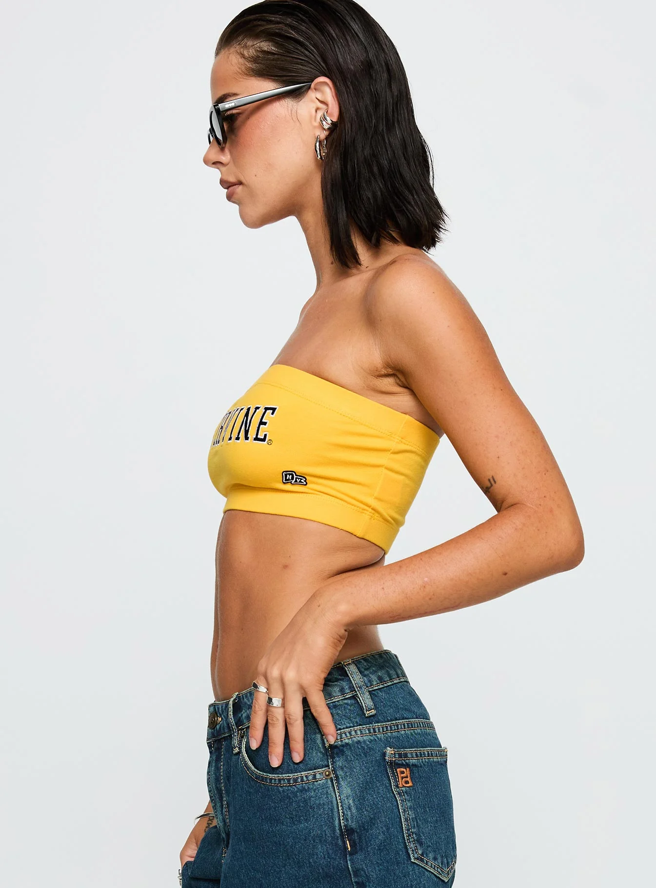 UC Irvine Bandeau Top Gold
