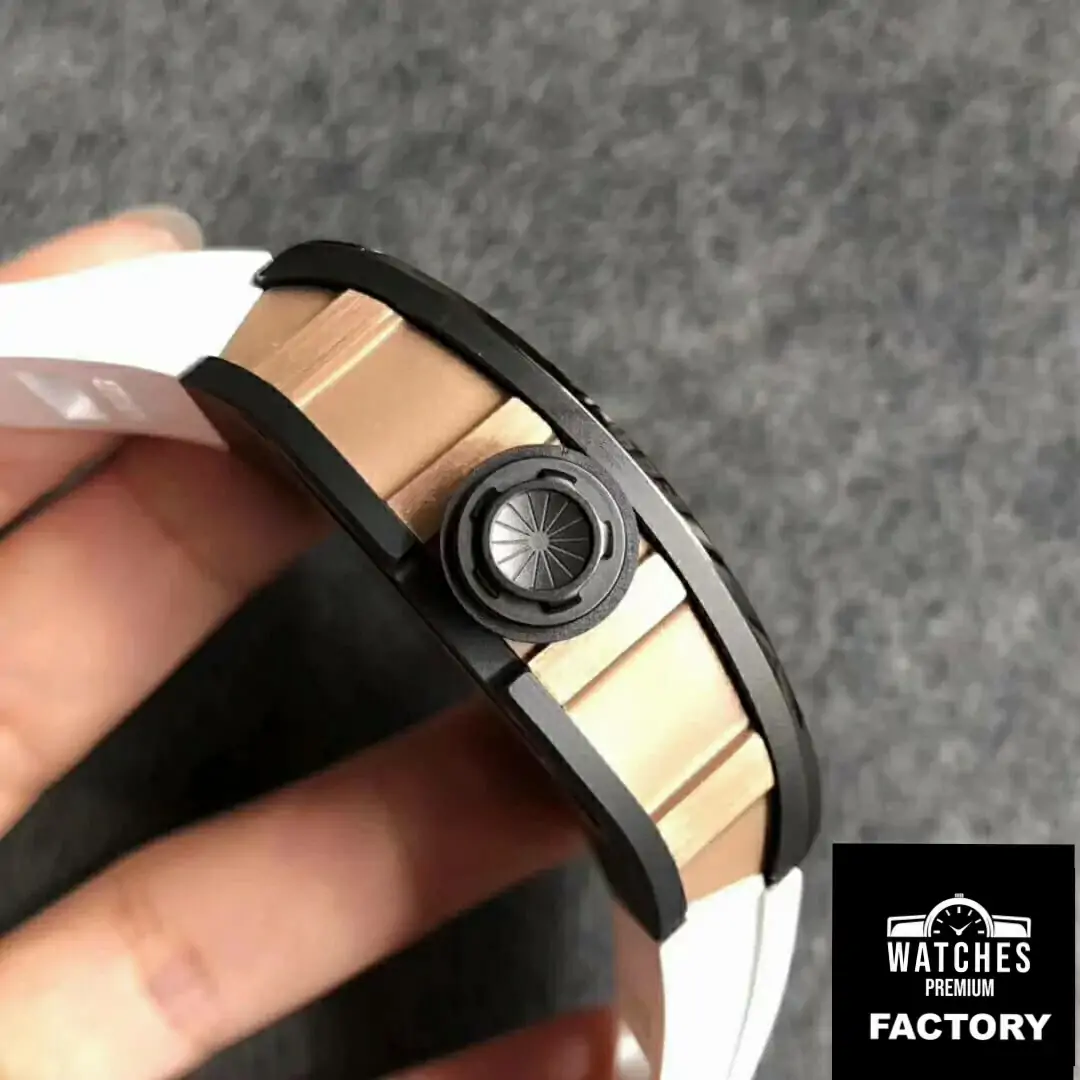 Richard Mille RM035 Americas KV Factory White Rubber Strap