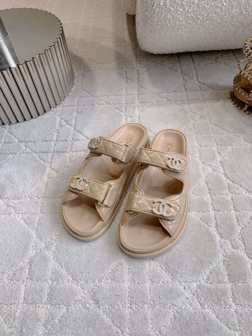 Chanel Women's Velcro Sandals Fashion Shoes C93439 - Sneaker Replica Workshop