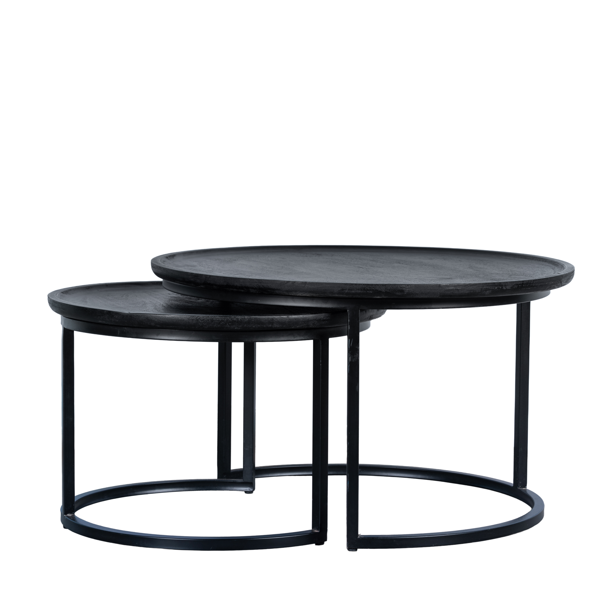 Salontafel Nova zwart - set van 2