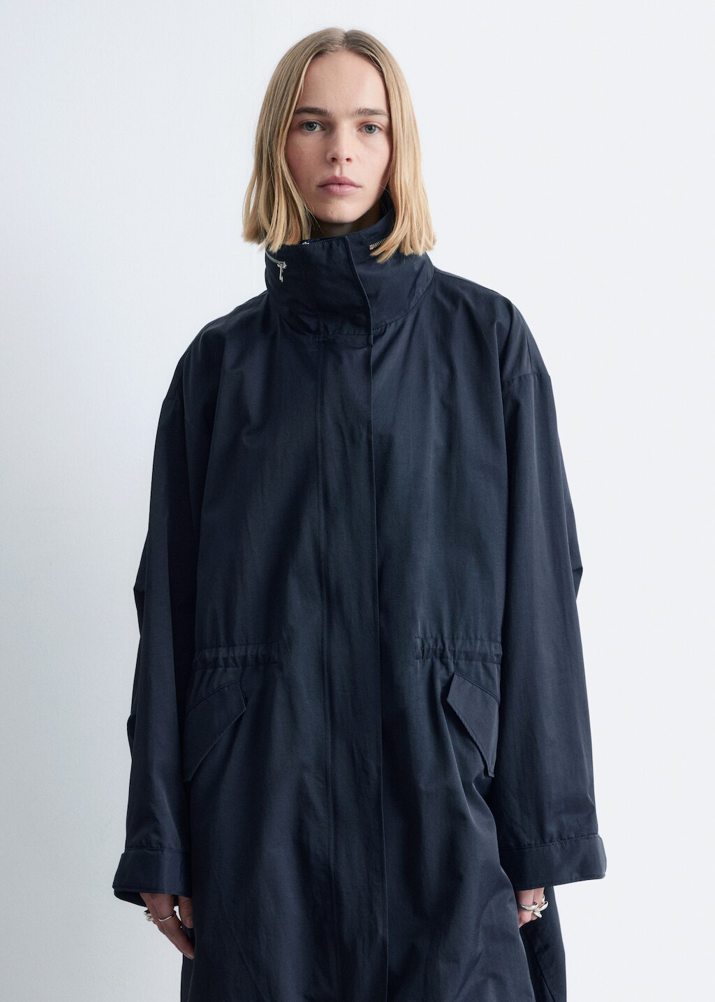 & Other Stories DRAWSTRING PARKA COAT