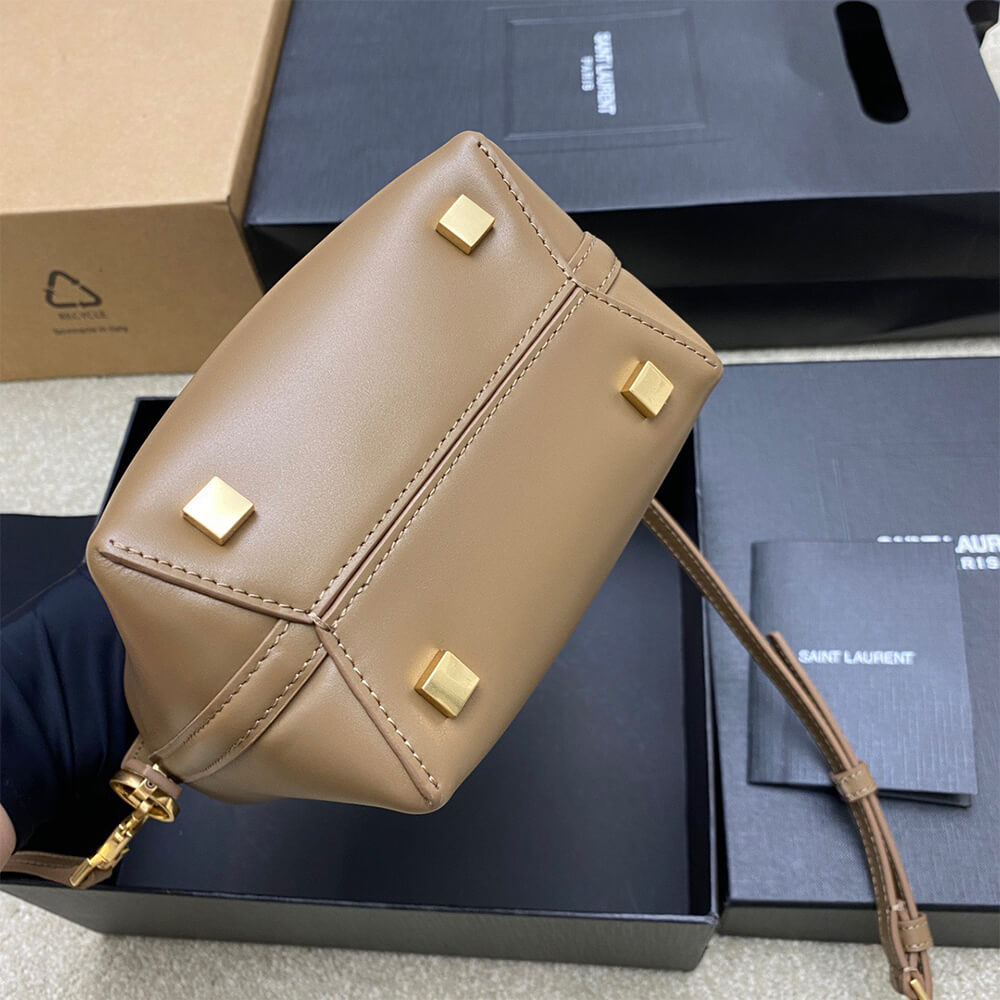 YSL LE 37 mini in shiny leather - Top Club