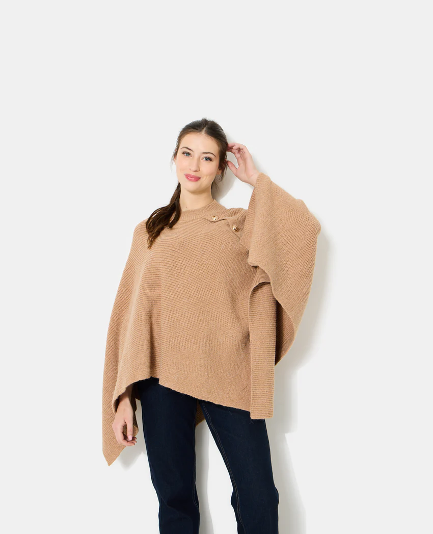 Pimkie Cape en tricot avec détail boutons