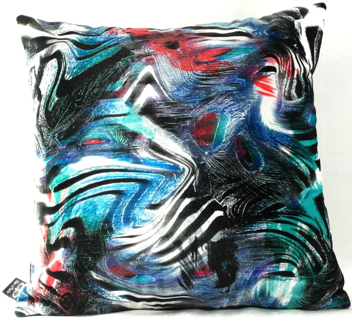 Luxury velvet cushion San Jose multicolored 45 x 45 cm - finest velvet fabric - luxury decorative cushion