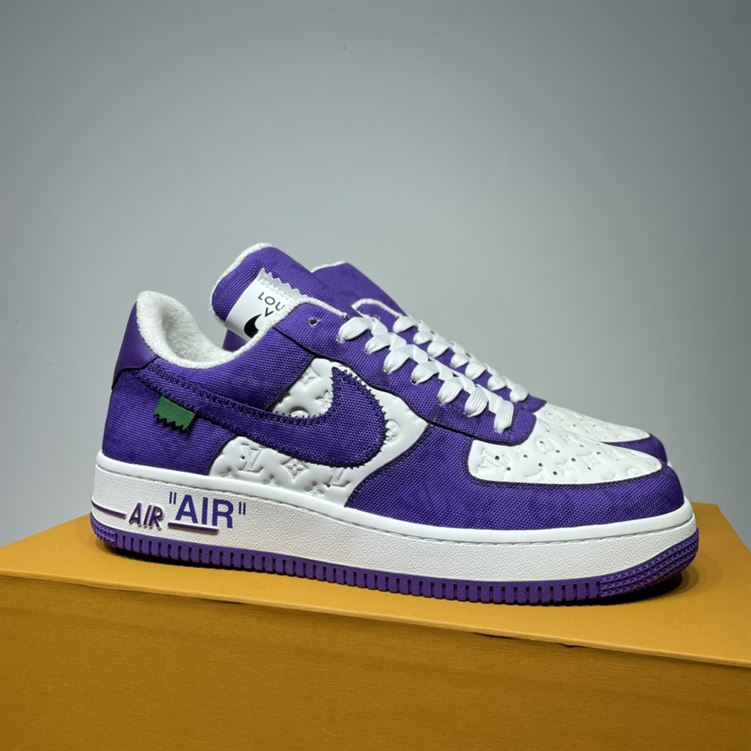 LOUIS VUITTON X NIKE AIR FORCE 1 LOW-TOP SNEAKERS   LVS138 - Sneaker Replica Workshop