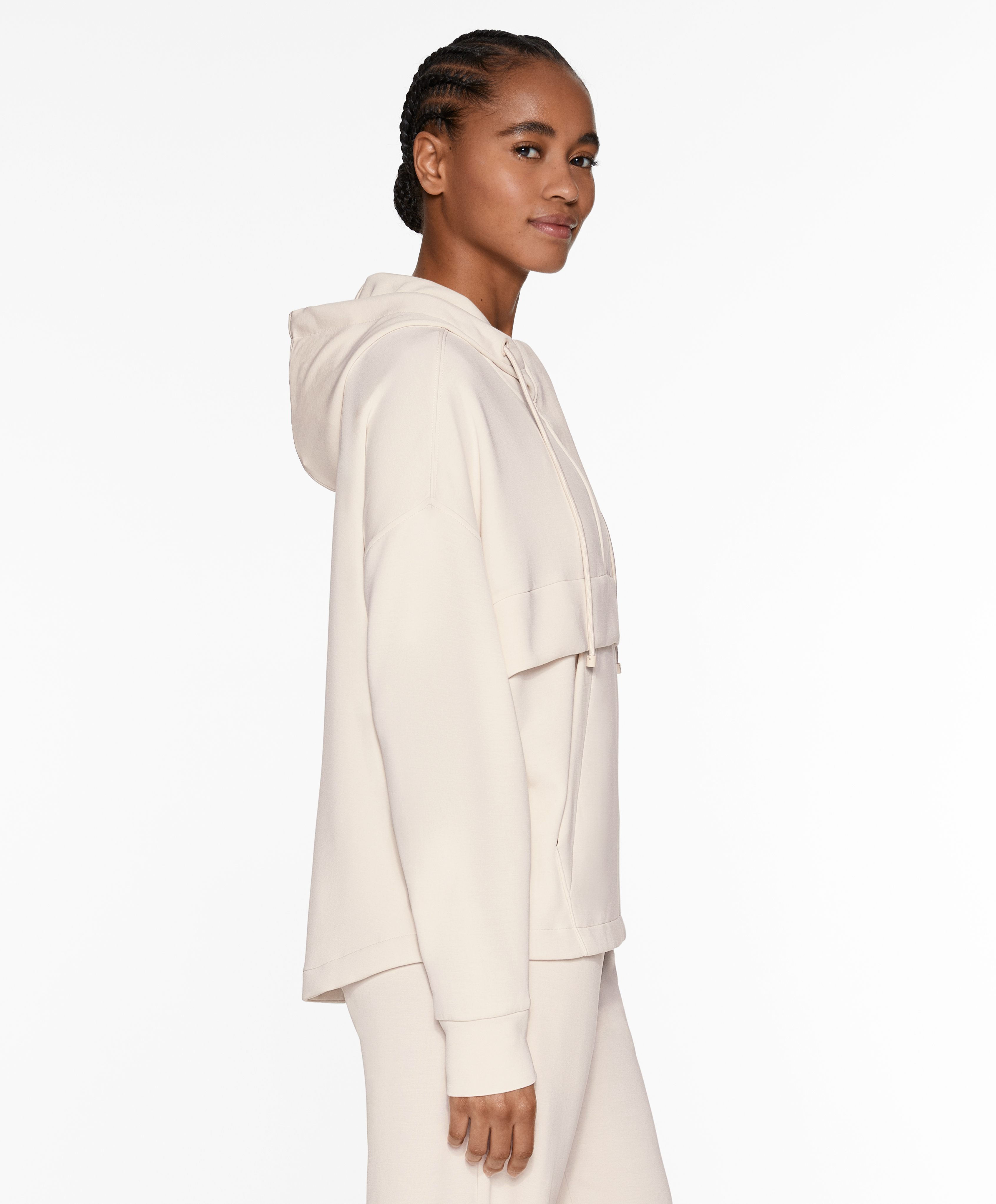 OYSHO Soft-touch sweatshirt with modal and zip