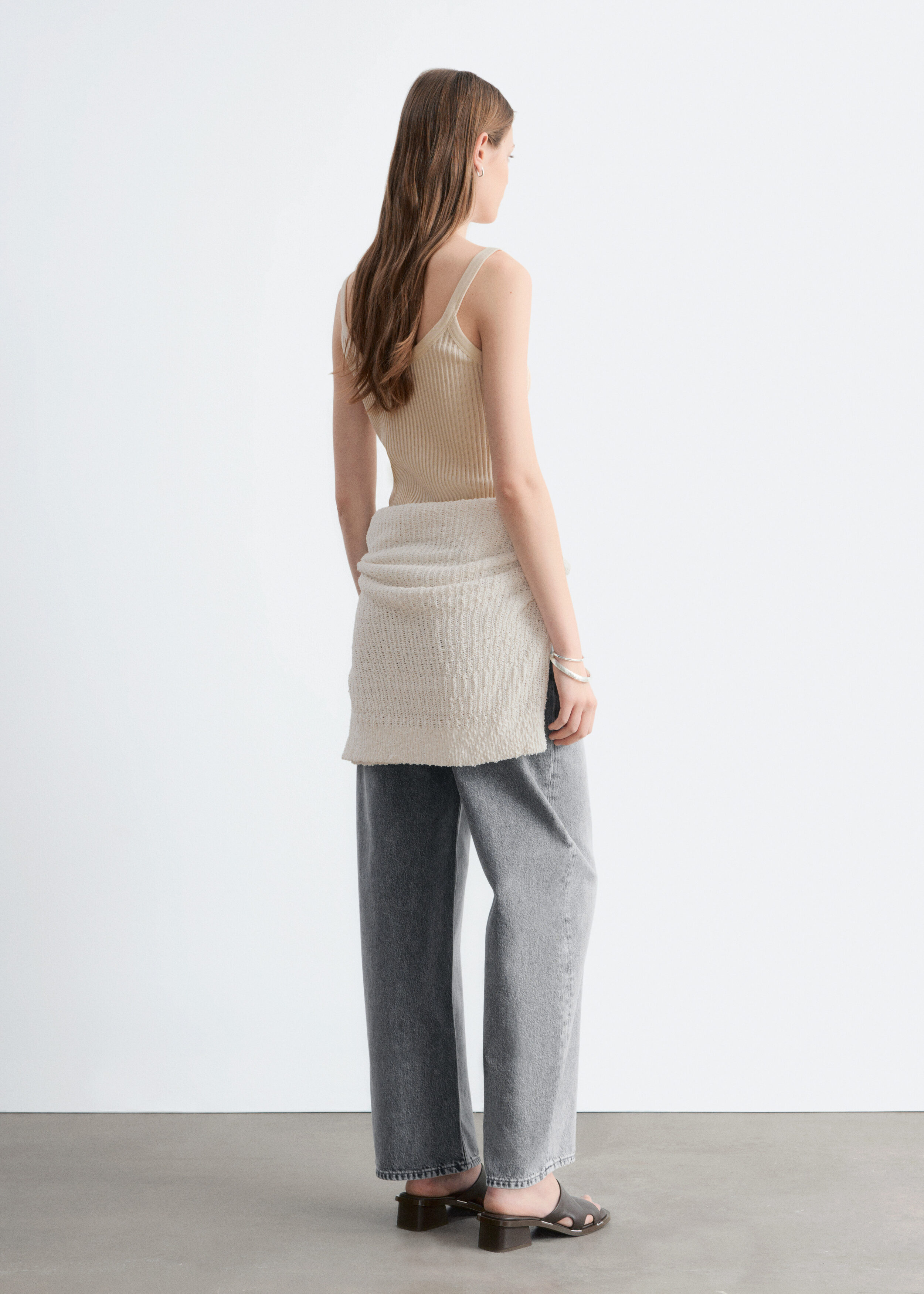 & Other Stories SCALLOPED TANK TOP