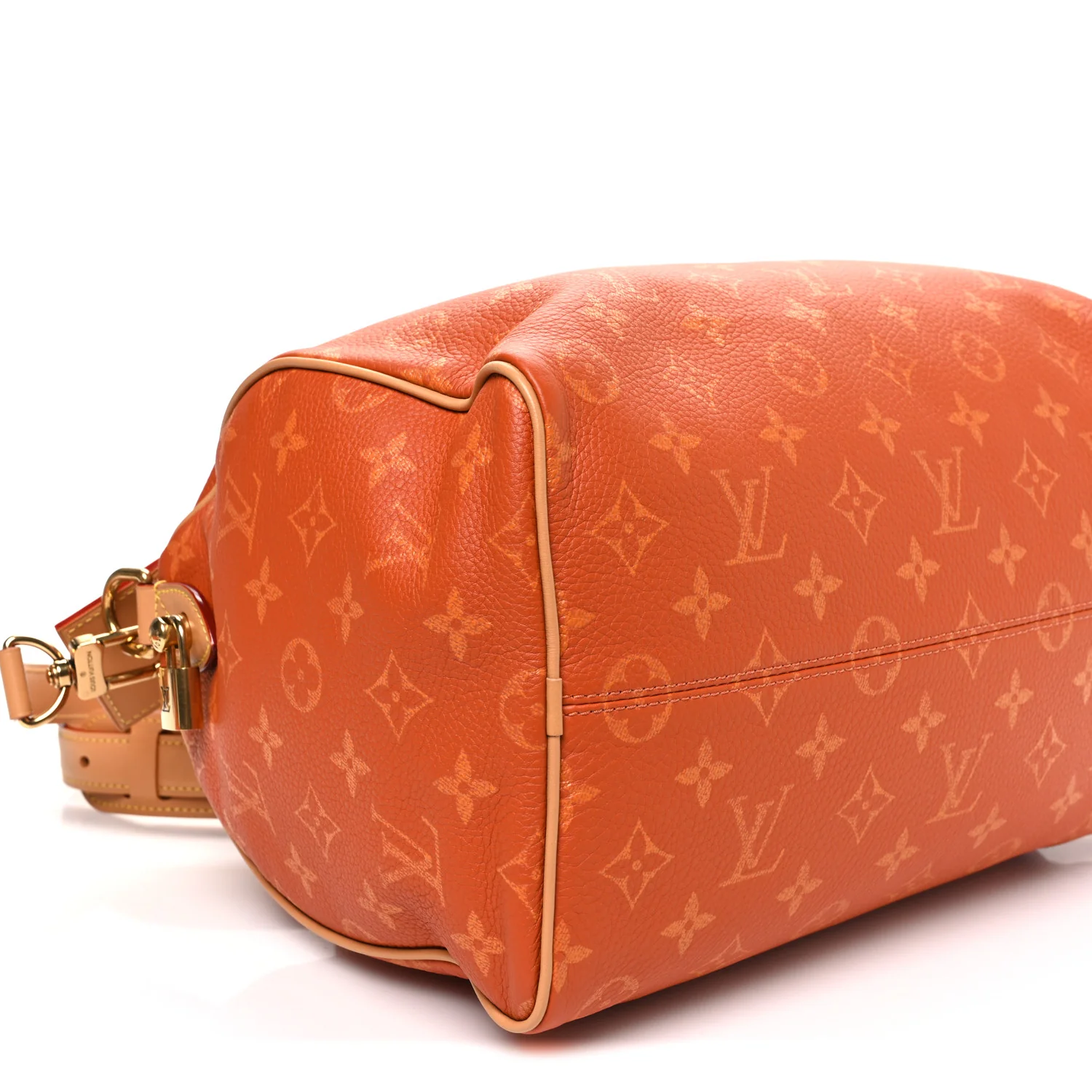 Calfskin Monogram Speedy P9 Bandouliere 30 Ocre - Top Club