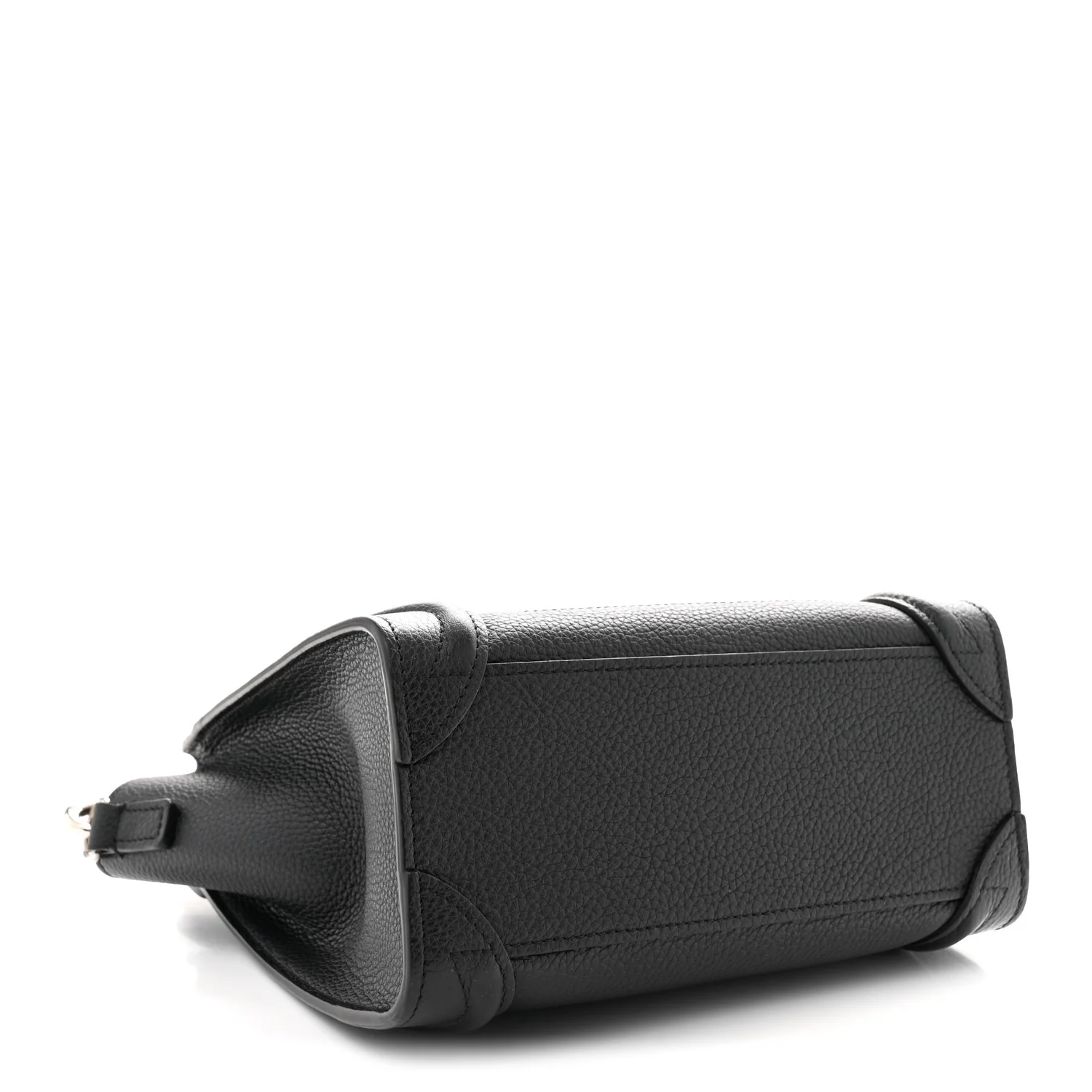 Drummed Calfskin Nano Luggage Black - Top Club