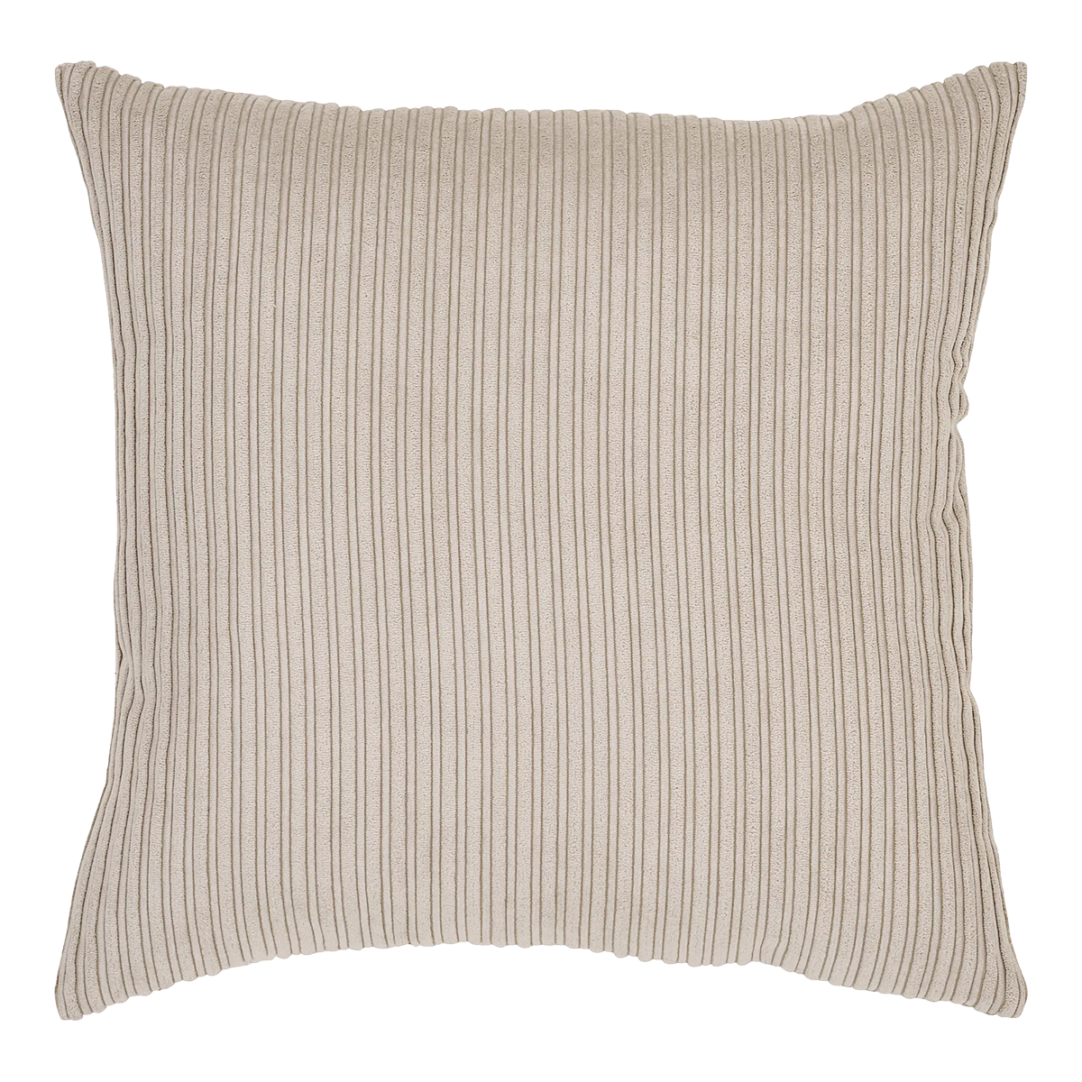 Ribstof sierkussen Mabel Beige