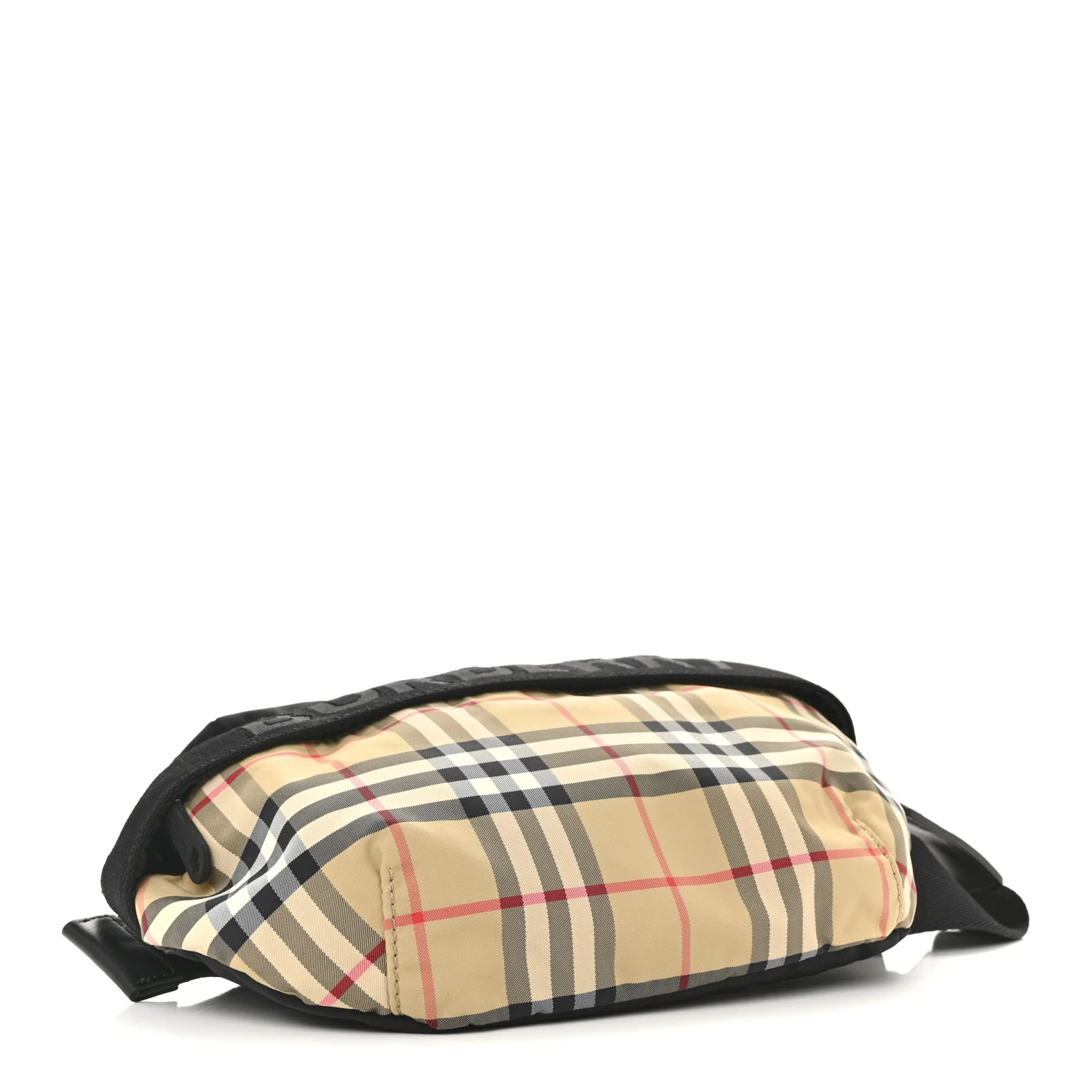 Nylon Vintage Check Sonny Bum Bag Archive Beige Black - Top Club