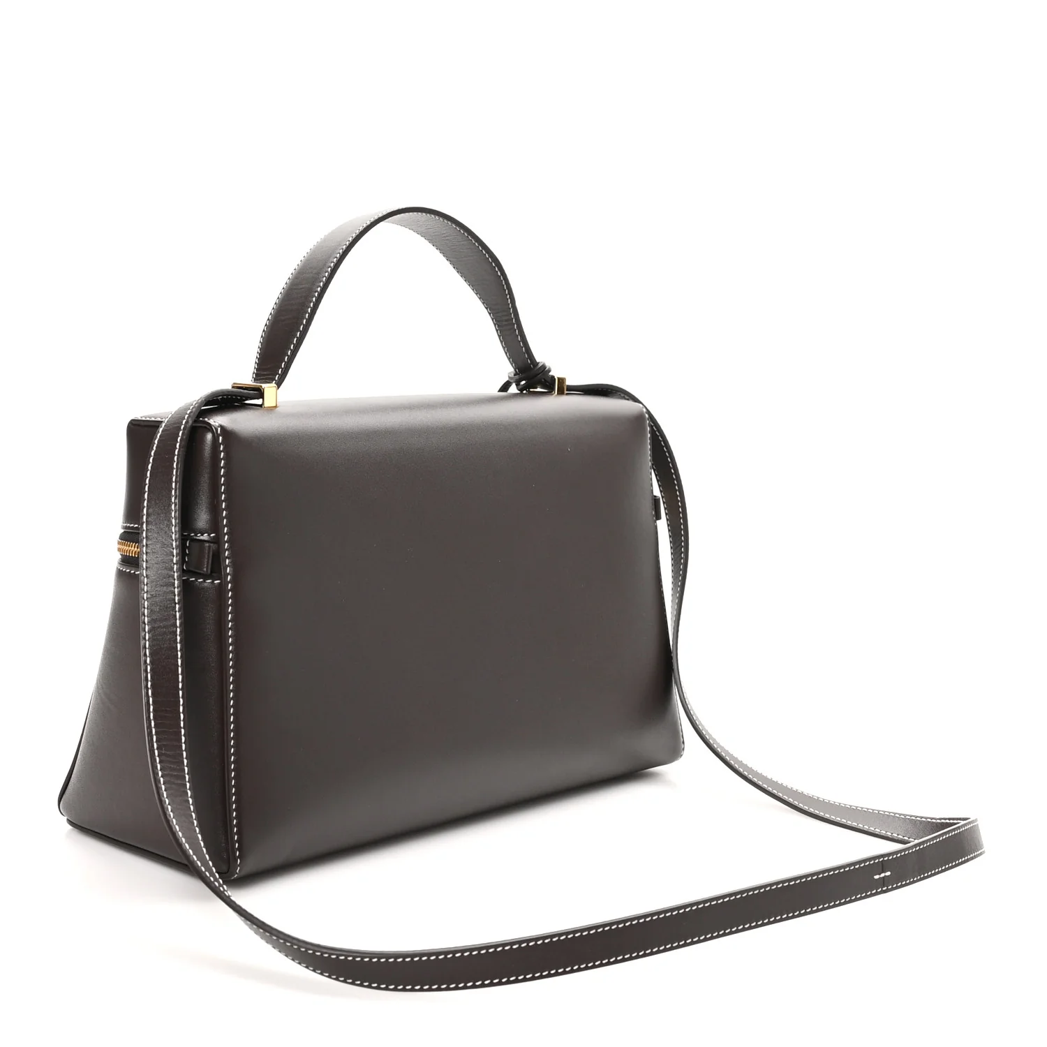 Smooth Calfskin Extra Bag L27 Dark Choco Licorice - Top Club