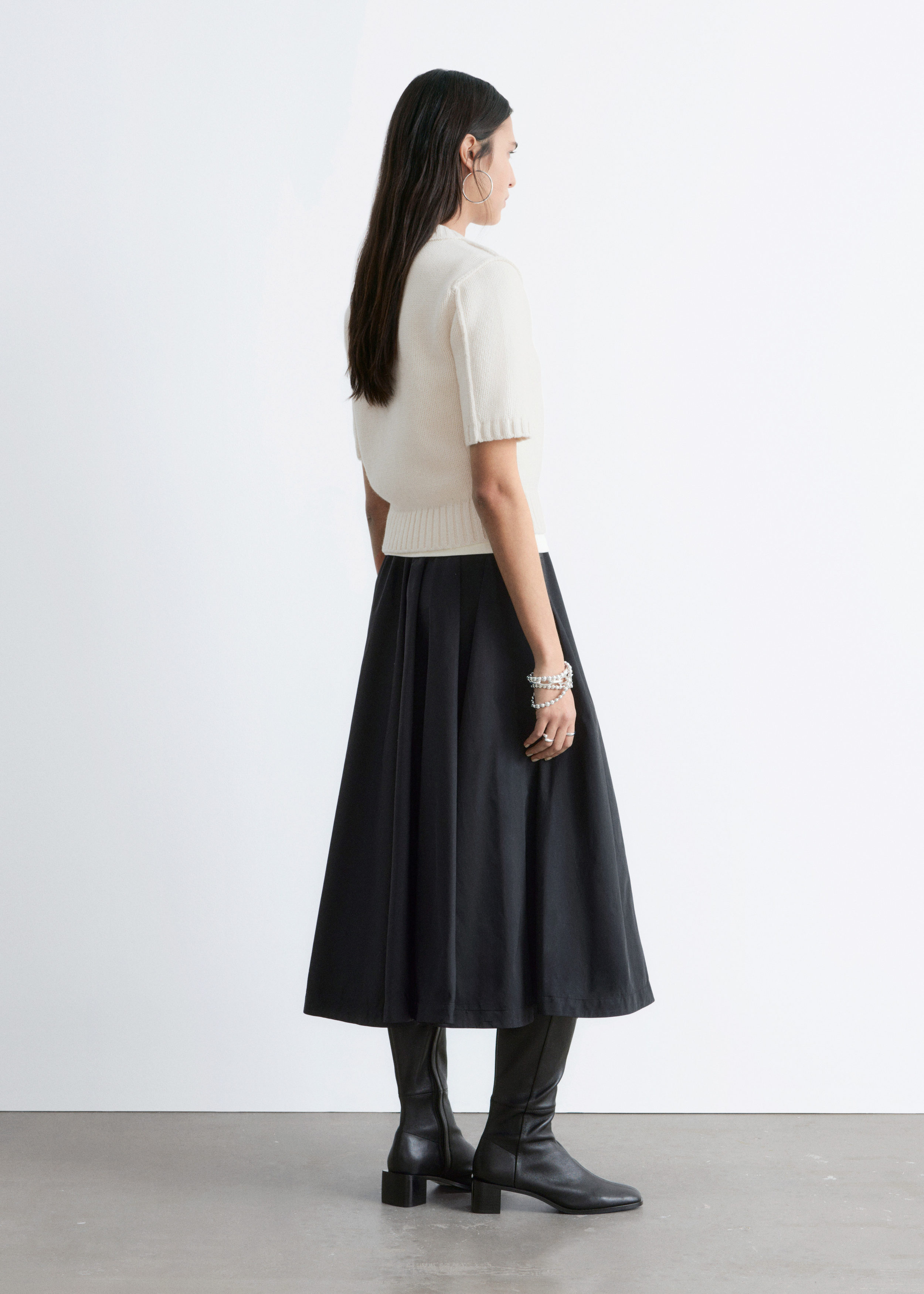 & Other Stories RIB-KNIT T-SHIRT