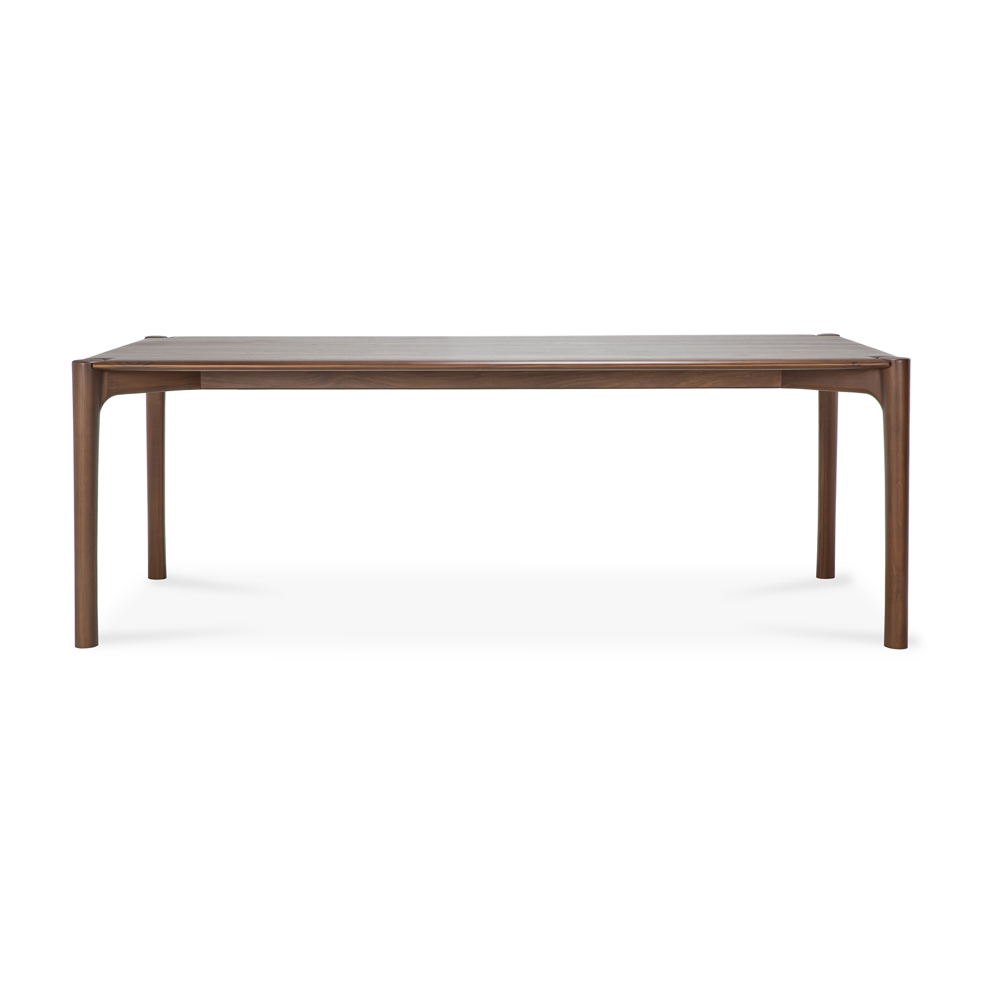 Eettafel PI 220x95 - bruin teak - gelakt