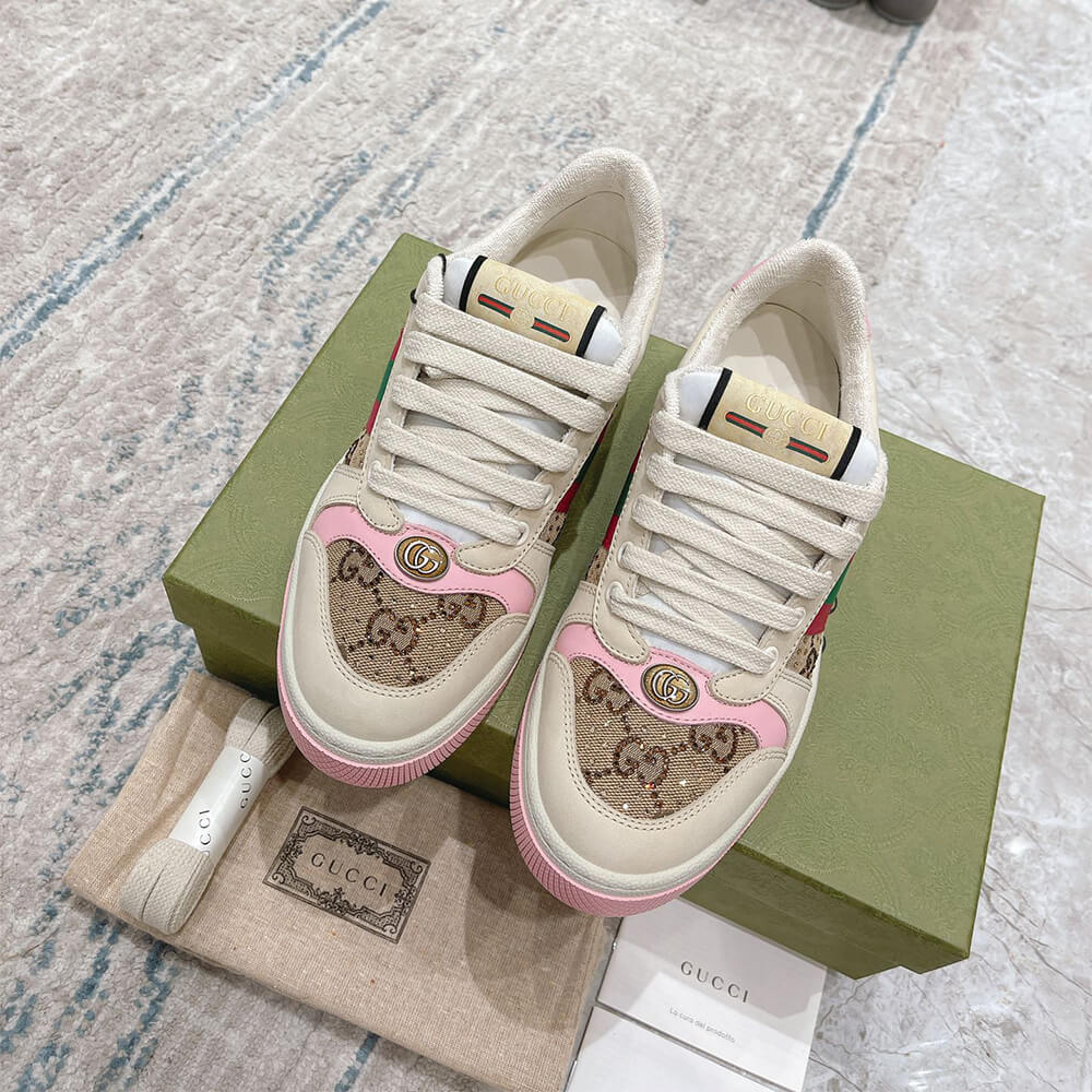 Gucci Women s Screener sneaker with crystals - Top Club