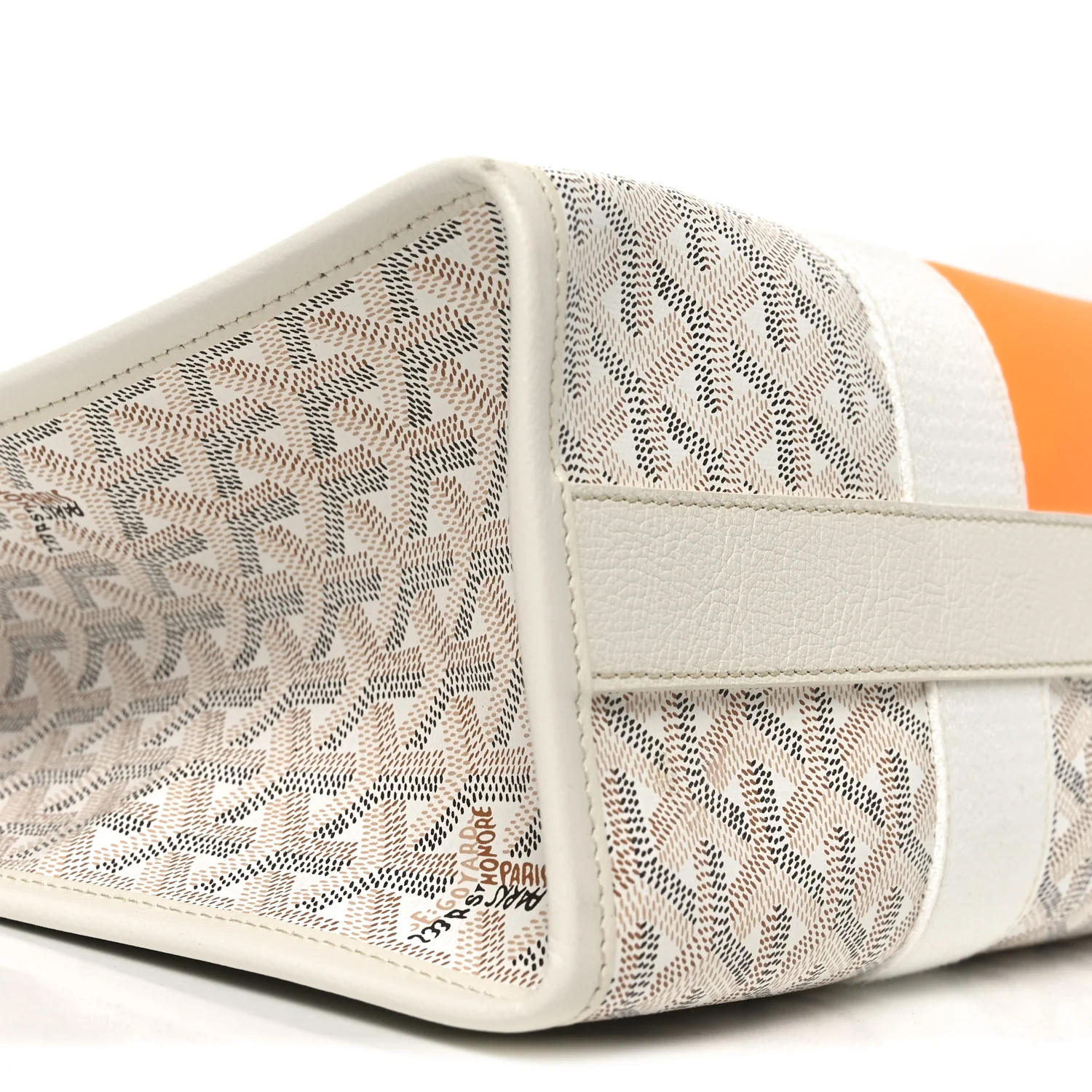 Goyardine Villette Tote White - Top Club