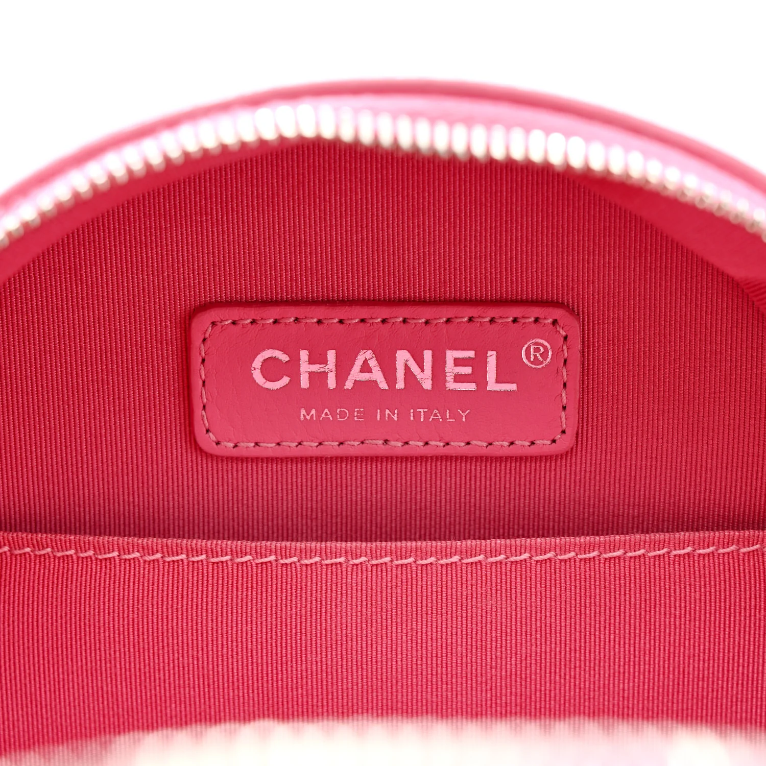 Patent Round As Earth Evening Bag Pink - Top Club