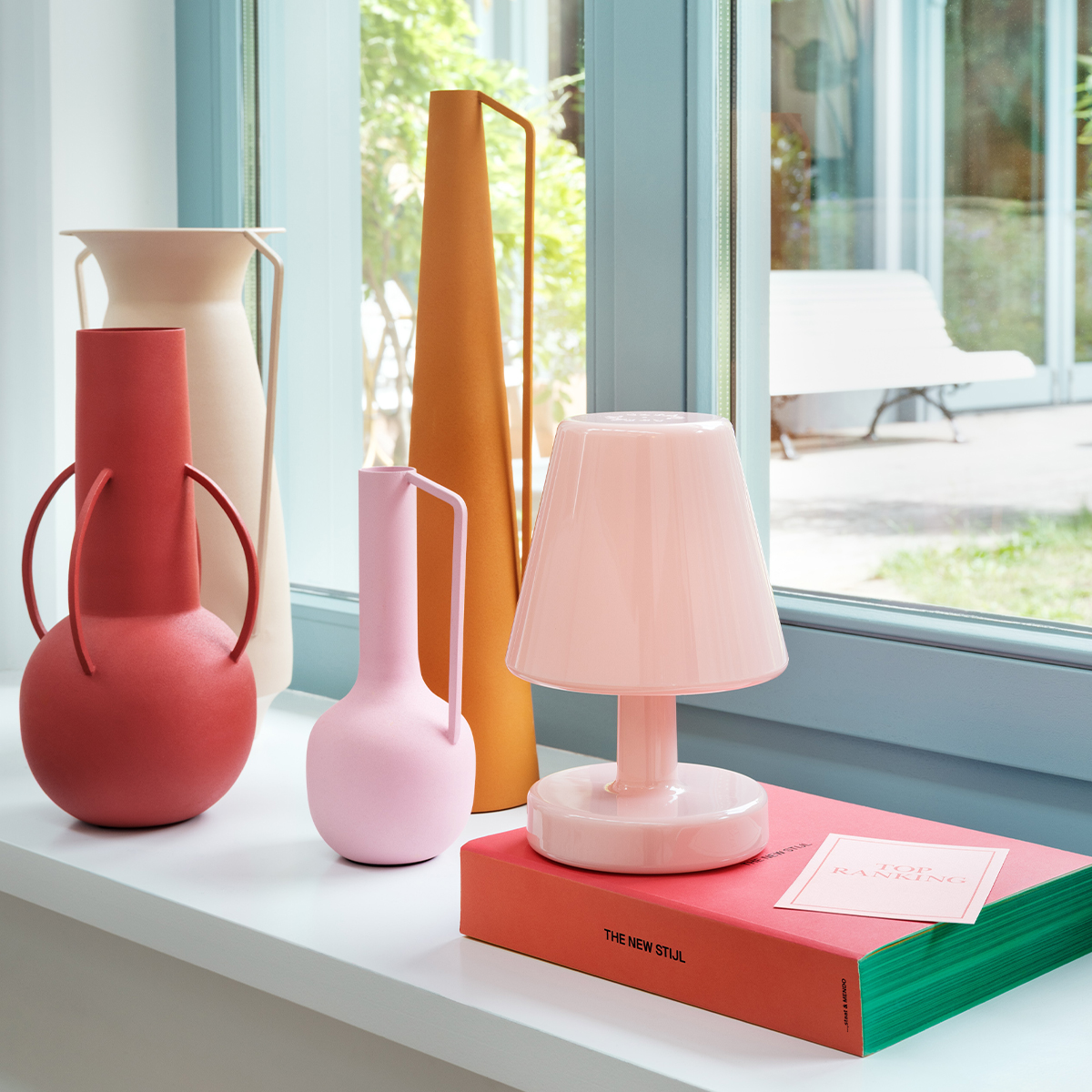 Tafellamp Edison the Ambiance soft pink