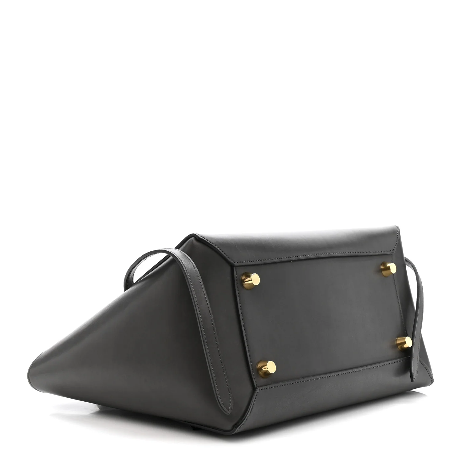Smooth Calfskin Mini Belt Bag Grey - Top Club