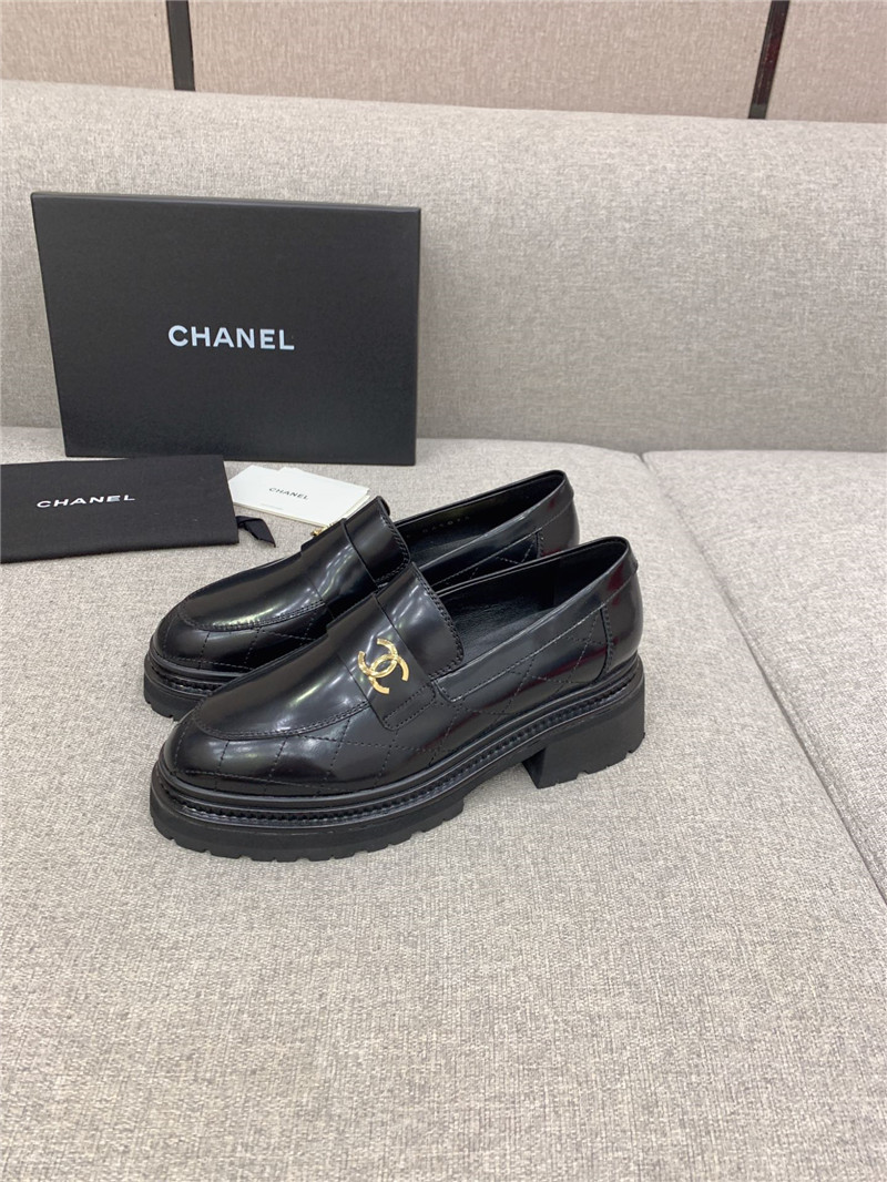 Chanel new thick sole loafers - Sneaker Replica Workshop