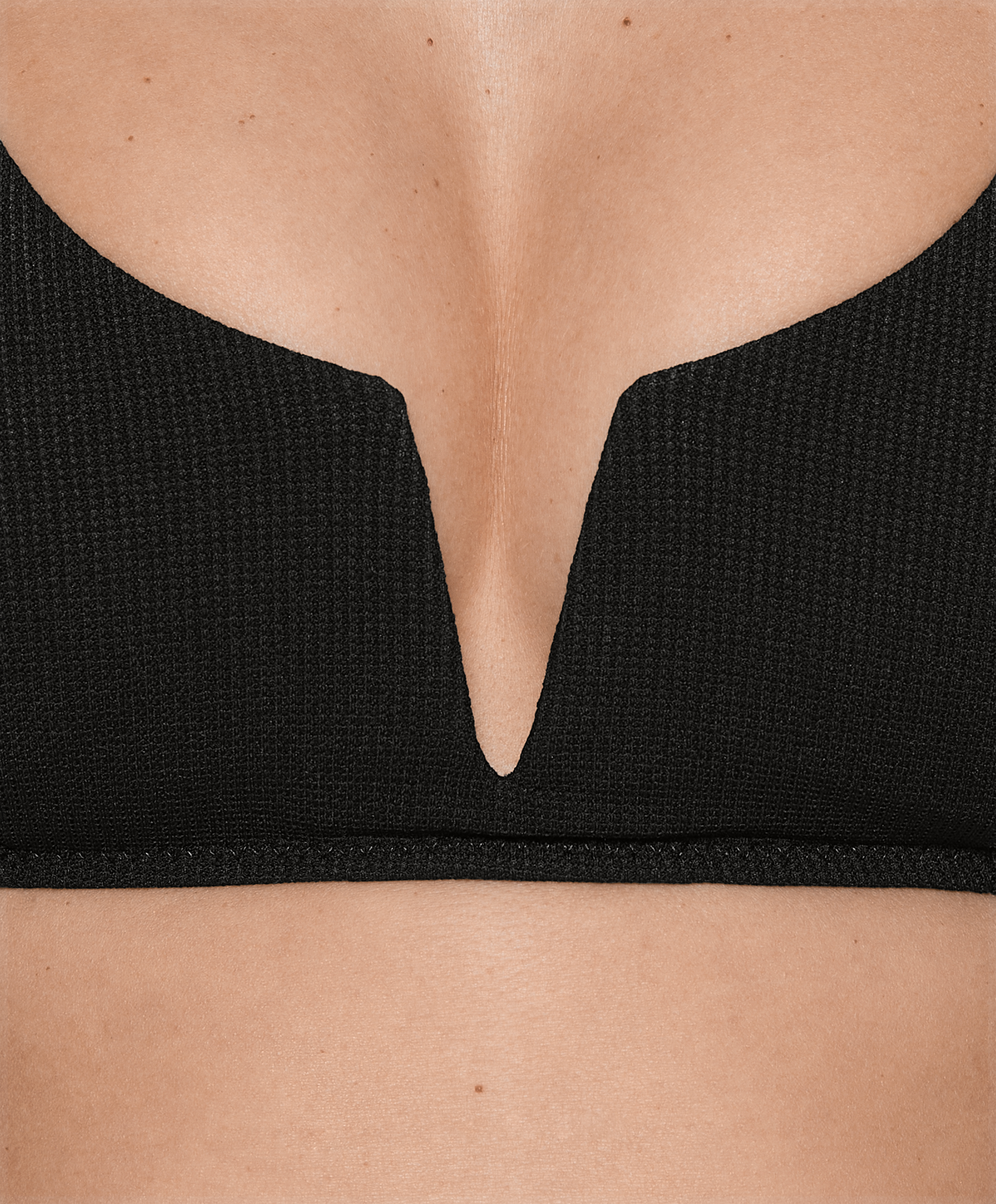 OYSHO Piqué halterneck bikini top