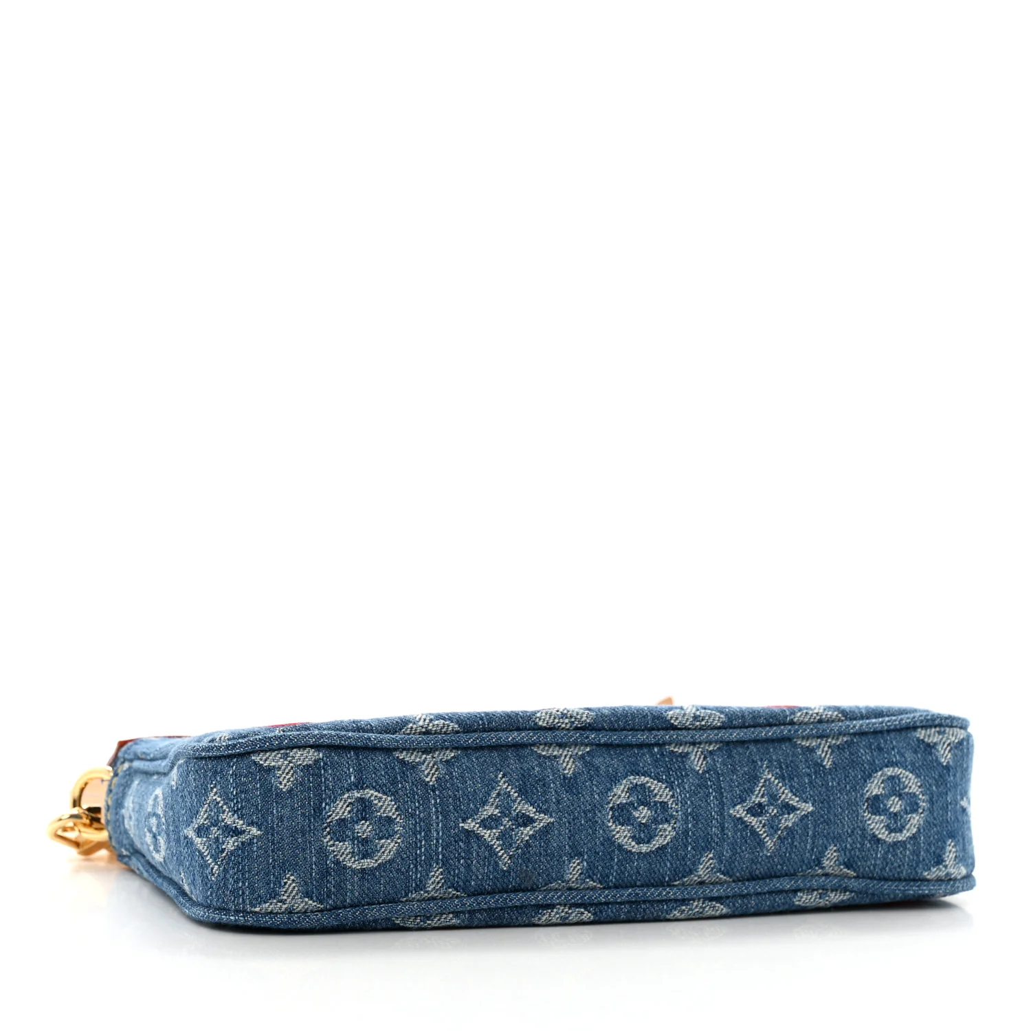 LV X TM Monogram Denim Cerises Pochette Accessories Blue - Top Club