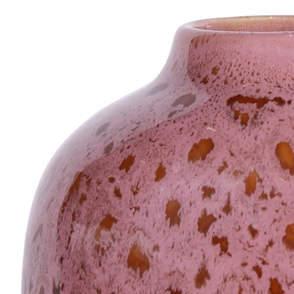 Vaasje Drip pink H23cm