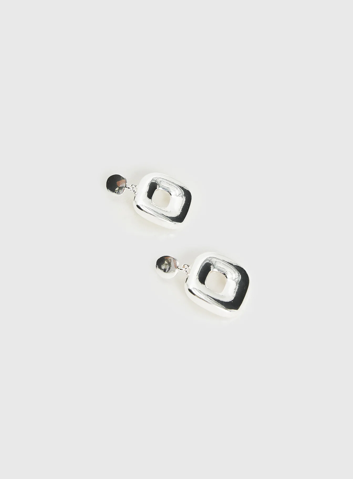 Naples Statement Earrings Silver