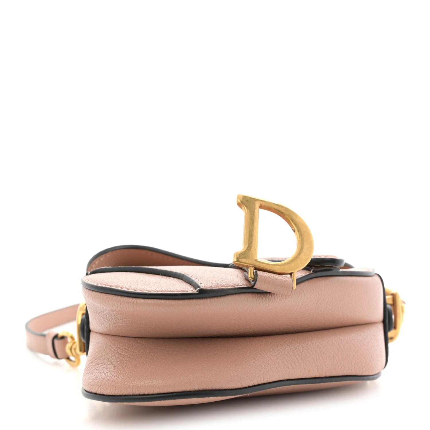 Goatskin Micro Saddle Bag Rose Des Vent - Top Club
