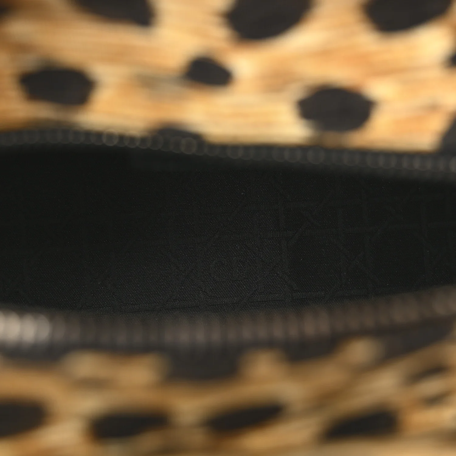 Canvas Leopard Print Medium Lady Dior - Top Club