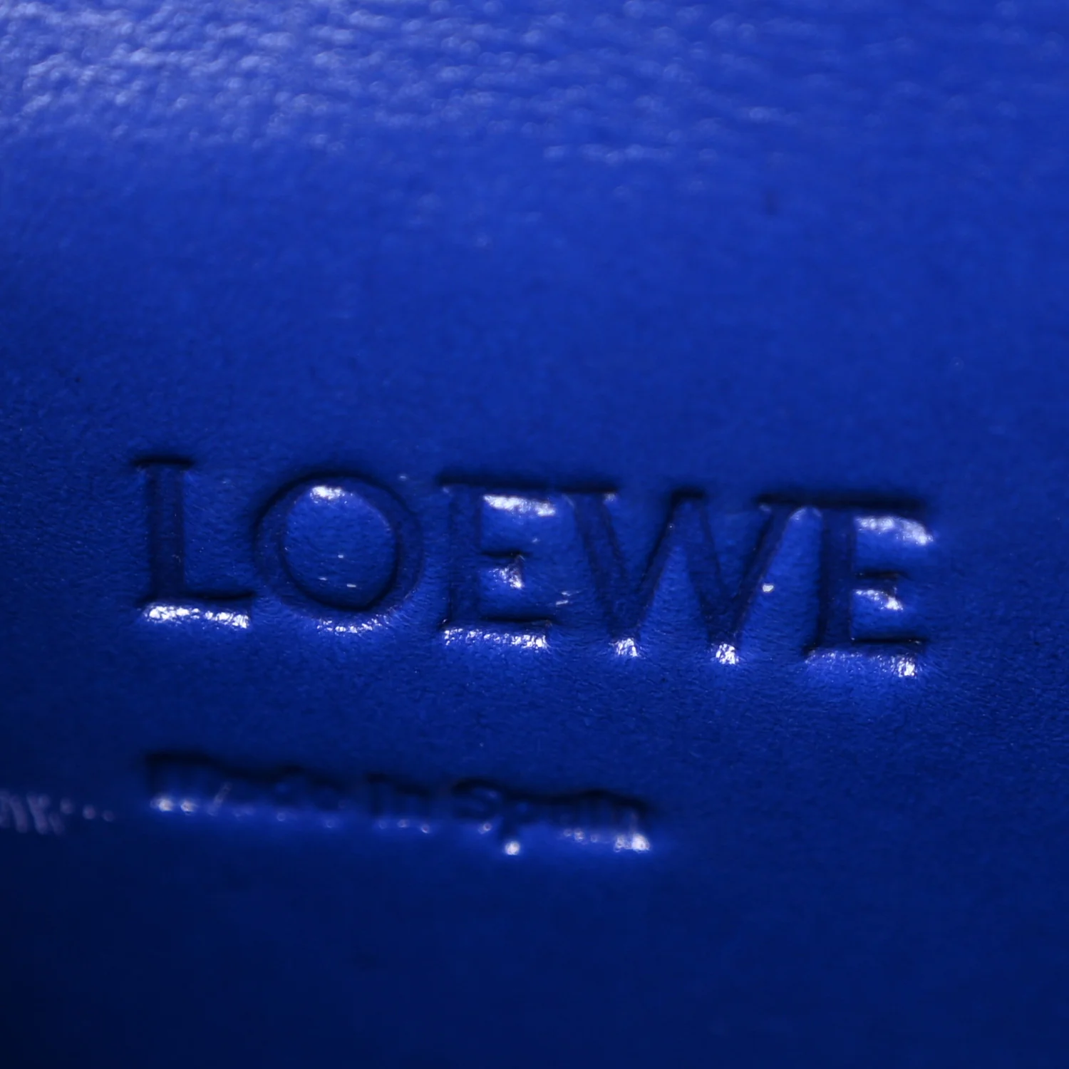 Calfskin Small Barcelona Shoulder Bag Royal Blue - Top Club