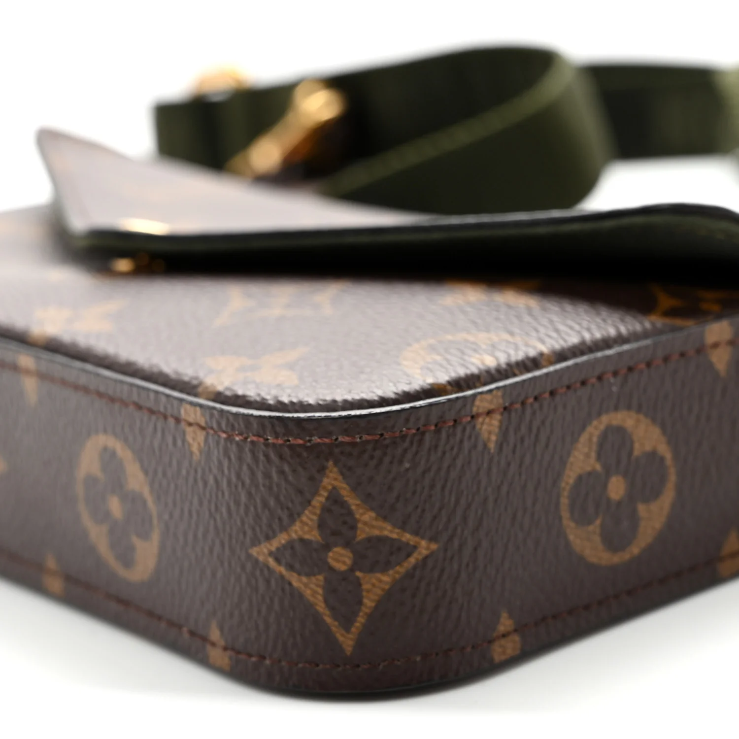 Monogram Felicie Strap & Go Kaki - Top Club