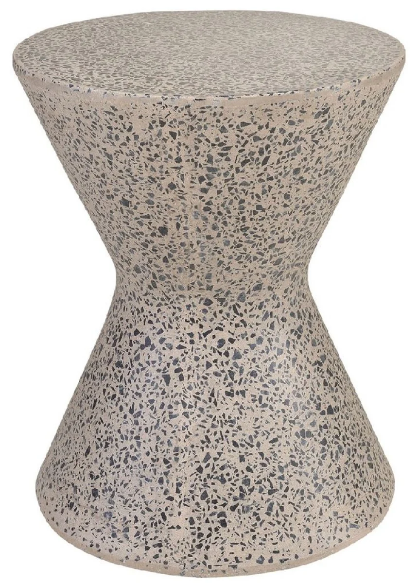Luxury side table / stool gray Ø 40 x H. 51 cm - Round concrete table / stool - Living room furniture - Luxury furniture - Concrete furniture - Luxury furnishings - Living room furnishings