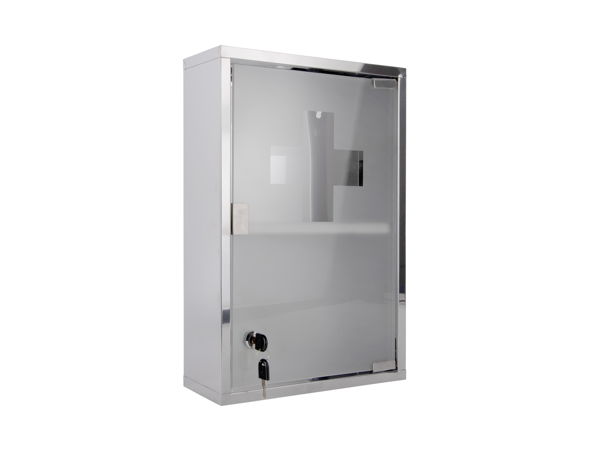 Wall cabinet Medicine large chrome
