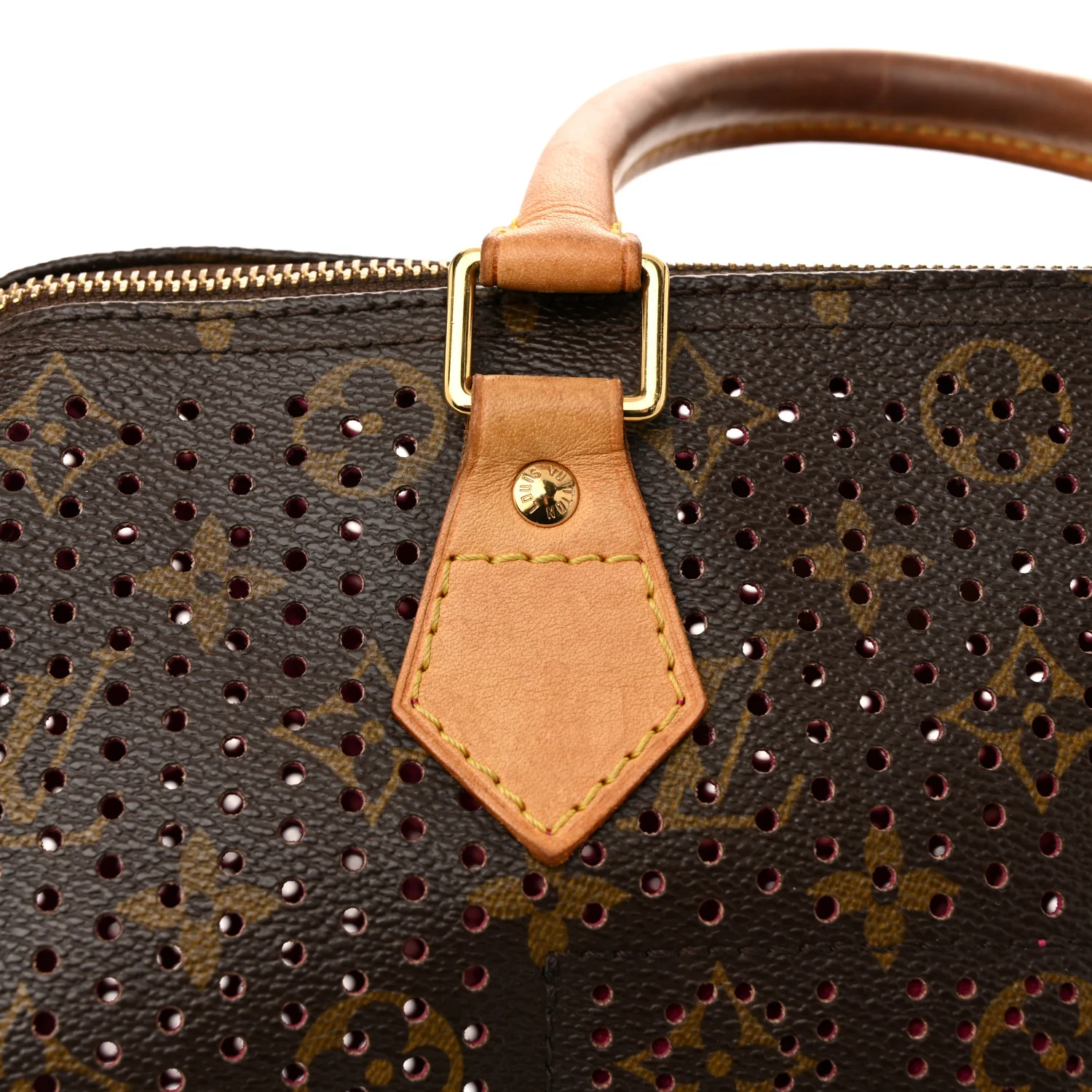 Monogram Perforated Speedy 30 Fuchsia - Top Club
